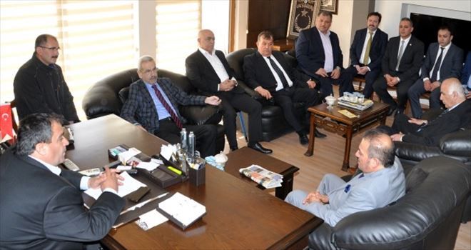 Almanya ve İstanbul Aksaraylılar Derneği´nden Ziraat Odasına Ziyaret