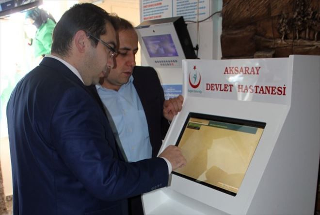 Aksaray Devlet Hastanesi´nde poliklinik sırası almak kolaylaşıyor