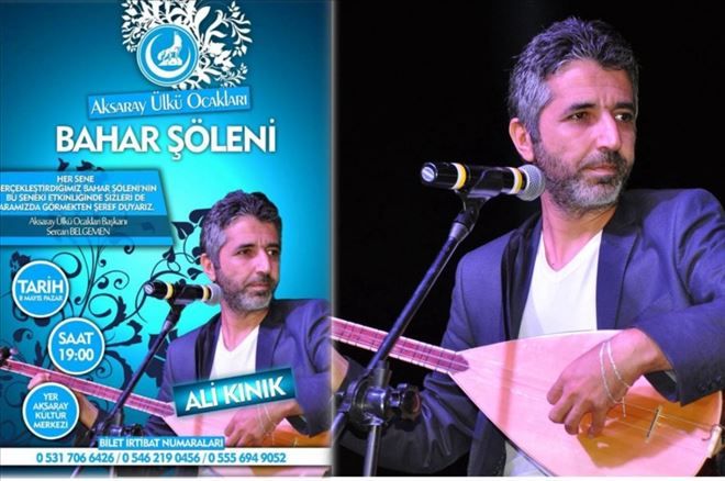 Ali Kınık 8 Mayıs ta Aksaray´a Geliyor
