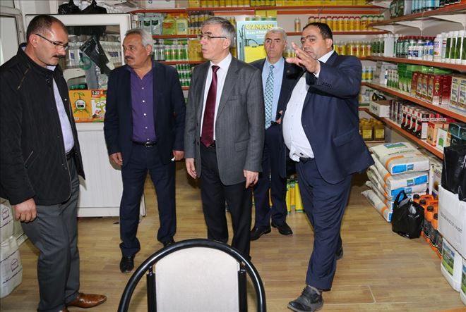Vali Şeref Ataklı Ziraat Odasını ziyaret etti