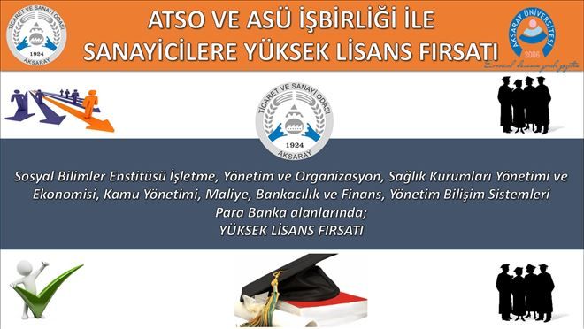 ATSO Üyelerine Yüksek Lisans Fırsatı