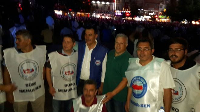 Aksaray Büro Memur-Sen den Demokrasiye Su Hizmeti 