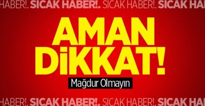 Aksaraylılar Dikkatlı Olun Dikkat Dikkat Dikkat