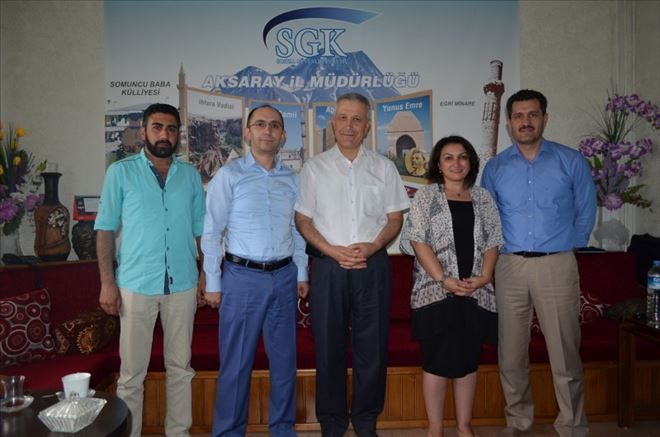 Avrupa Aksarayi Derneğinden SGK İl Müdürlüğüne ziyaret