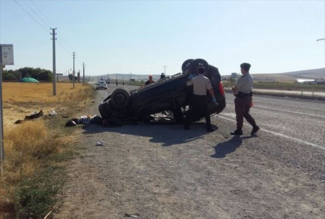 Aksaray´da kamyonet takla attı: 1 ölü, 6 yaralı  
