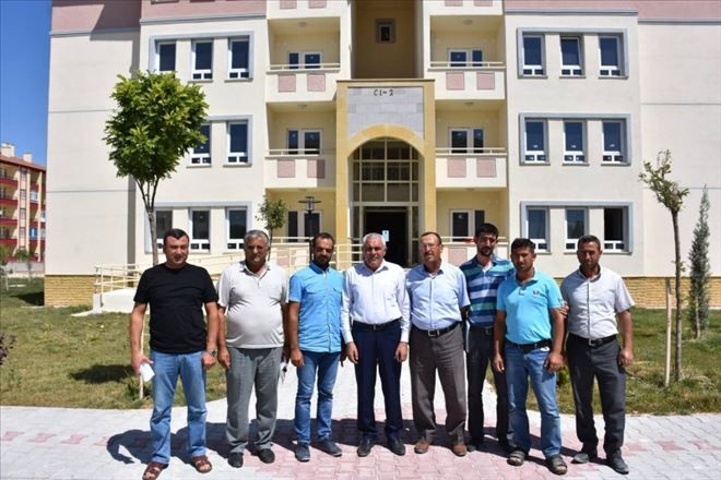 Eskil İlçesi´nde TOKİ anahtar teslimine başlandı