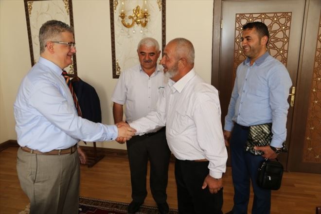 Ali Daylak´tan Vali Aykut Pekmez´e teşekkür ziyareti