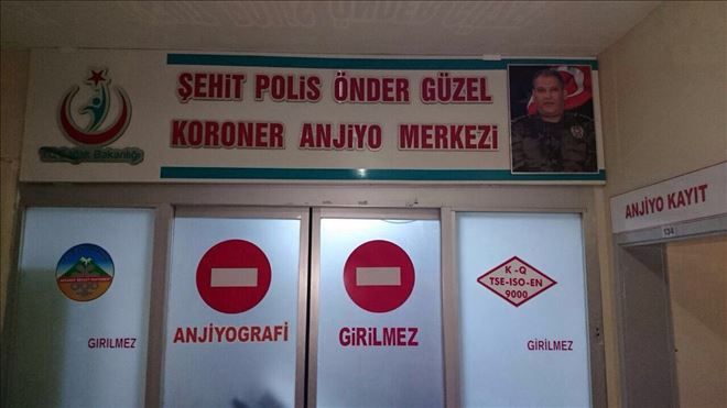 Şehit Önder Güzel´in ismi anjiyo merkezine verildi  