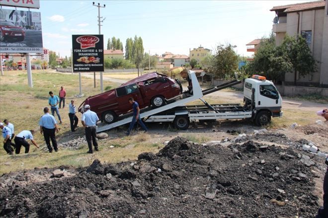 Aksaray´da minibüs takla attı: 1 yaralı