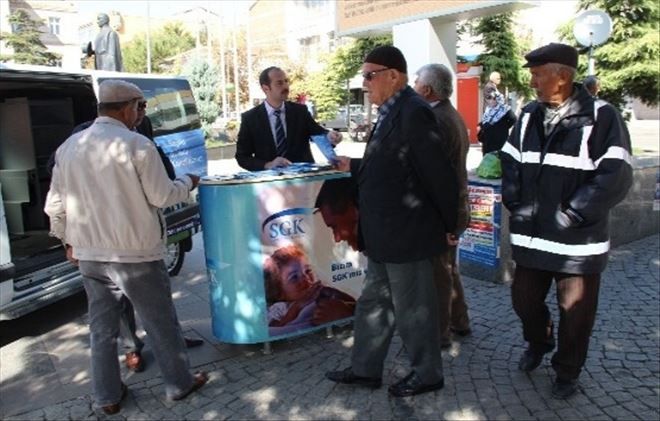 Aksaray´da SGK´dan yapılandırma standı