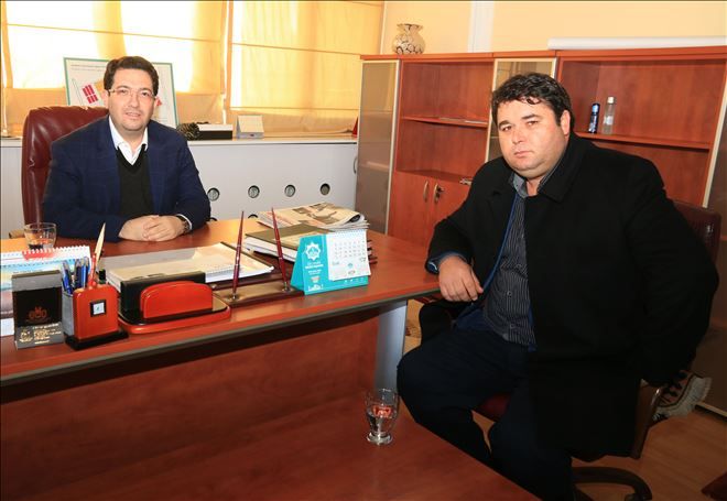 15 Temmuz Gazisi Veyis Gümüşsoy´dan Başkan Yazgı´ya Ziyaret