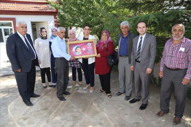 Gülağaç ilçesinde yaşayan şehit ailelerine ziyaret