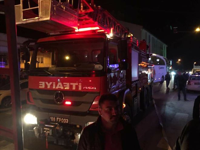 Ortaköy´de Korkutan Yangın 