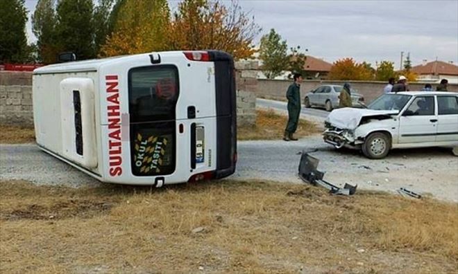 Sultanhanı İlçesinde Servis Kazası;Facia´dan Dönüldü