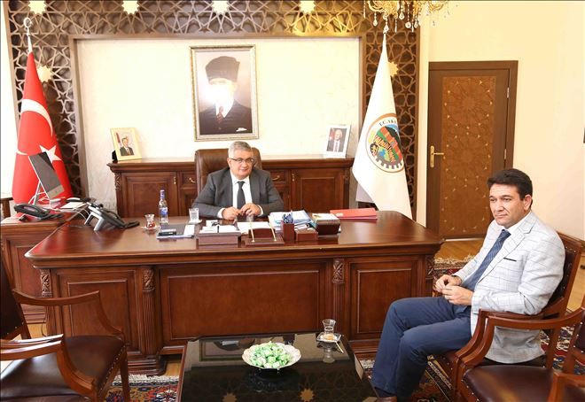 Aksaray Gazeteciler ve Yazarlar Derneği Başkanı Acar´dan Vali Pekmez´e ziyaret