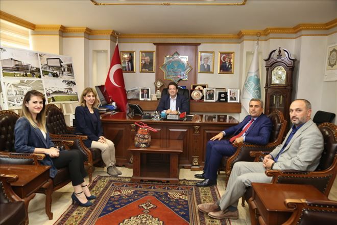 Okul İdarecileri ve Öğretmenlerden Başkan Yazgı´ya Teşekkür Ziyareti