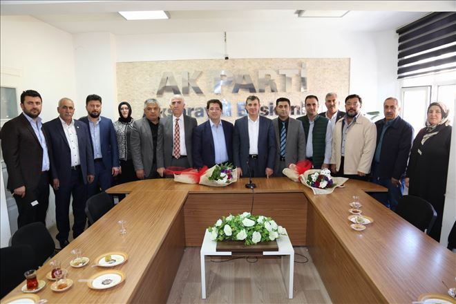 Başkan Yazgı ve Meclis Üyelerinden İl Başkanı Altınsoy´a Hayırlı Olsun Ziyareti