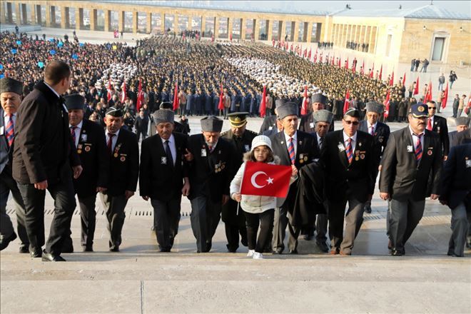 Aksaraylı Gaziler Anıtkabirde Muhteşem Karşılandılar 
