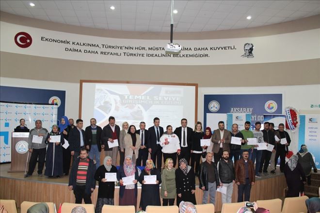 2017 Yılında 532 Yeni Girişimci Sertifika aldı