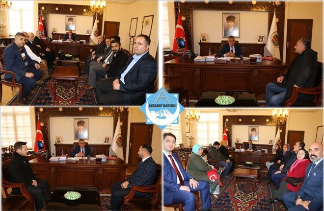 STK ve Kuruluşlardan Vali Aykut Pekmez´e Ziyaret