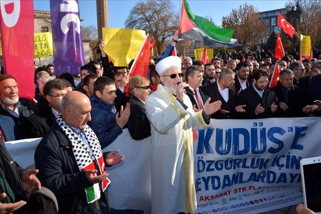 Aksaray Kudüs İçin Dünyaya Haykırdı 