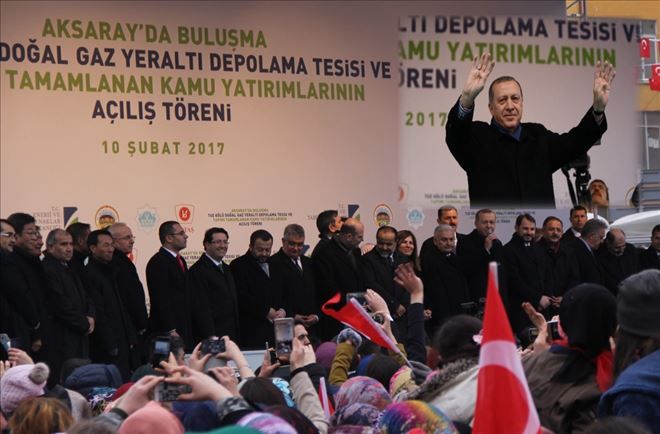 Cumhurun Reisi Aksaray´da bir dizi açılışta bulundu