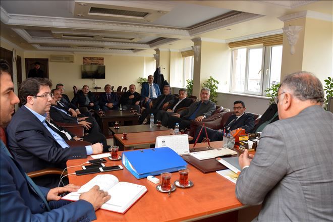 Abdulkadir Yüksel, Başkan Yazgı´yı Makamında Ziyaret Etti 
