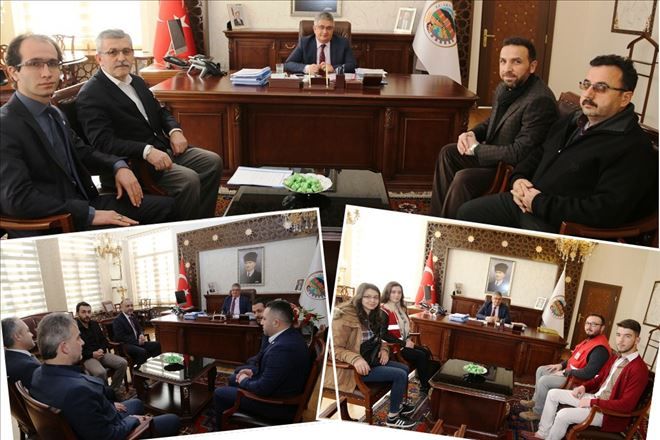 Vali Aykut Pekmez´e ziyaretler devam ediyor
