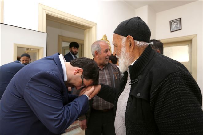 Başkan Yazgı´dan  85 Yaşındaki Mustafa Amcaya ?Moral Ziyareti´