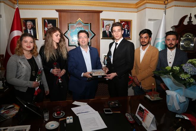 Öğrenci Konseyi, Başkan Yazgı´yı Ziyaret Etti