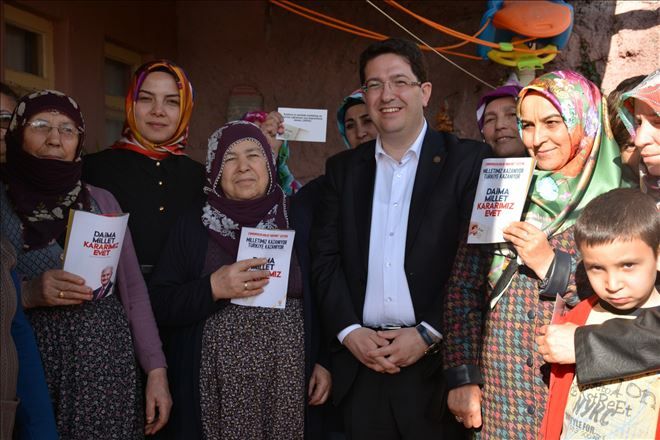 Başkan Yazgı, Mahalle Mahalle Cumhurbaşkanlığı Sistemini Anlatıyor