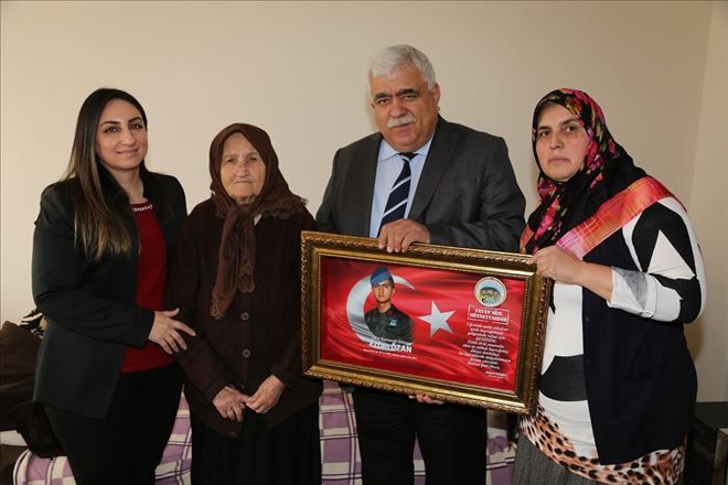 Şehit Ailelerine anlamlı ziyaretler devam ediyor