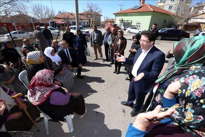Yazgı ve Aydoğdu Bedir Muhtar Mahallesinde Vatandaşlarla Buluştu