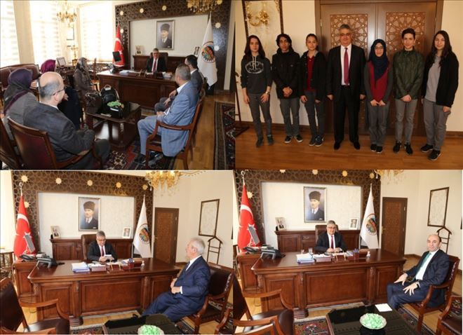 Vali Aykut Pekmez´e ziyaretler devam ediyor