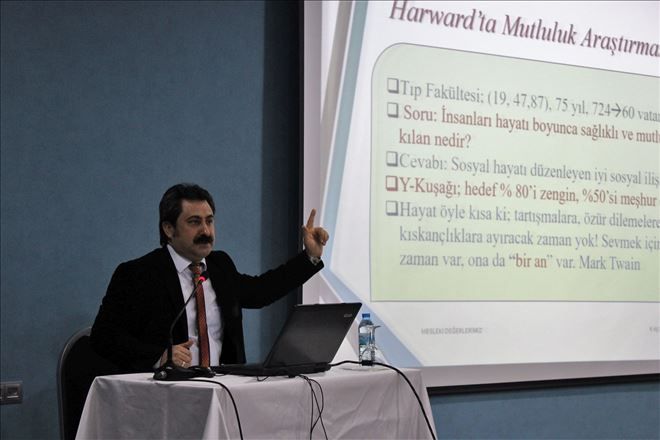 ASÜ Eğitim Fakültesinde Mesleki Değerlerimiz Konferansı