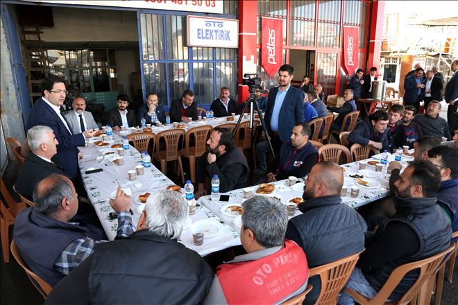 Başkan Yazgı Sanayi Esnaflarıyla İstişare Toplantılarına Devam Ediyor 