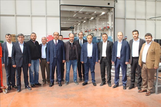 Ak Heyet OSB´de Fabrikaları Ziyaret Etti