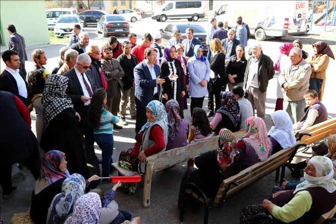 Başkan Yazgı, her gün 2-3 Mahallede Vatandaşlara Cumhurbaşkanlığı Sistemini Anlatıyor
