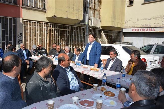 Milletvekili Aydoğdu ve Başkan Yazgı sanayi esnaflarıyla istişare toplantısı yaptı