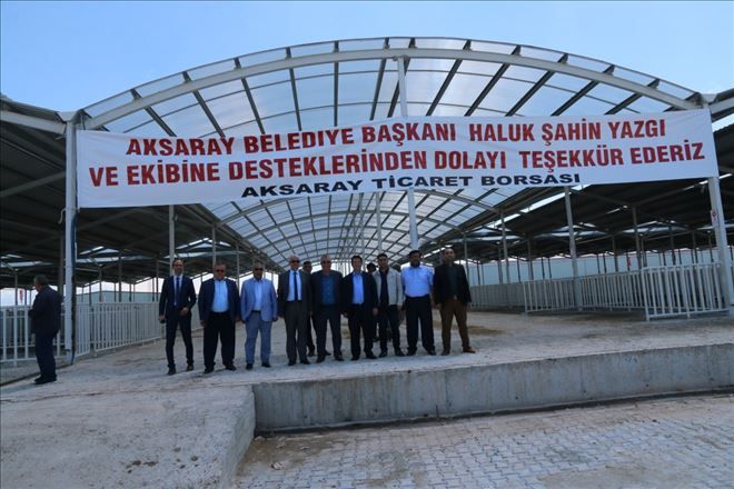 Başkan Yazgı bölgenin en modern ve en güzel tesisini gezdi