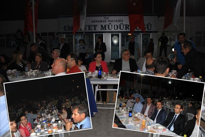 Aksaray´da Emniyet Geniş Çaplı İftar programı düzenledi