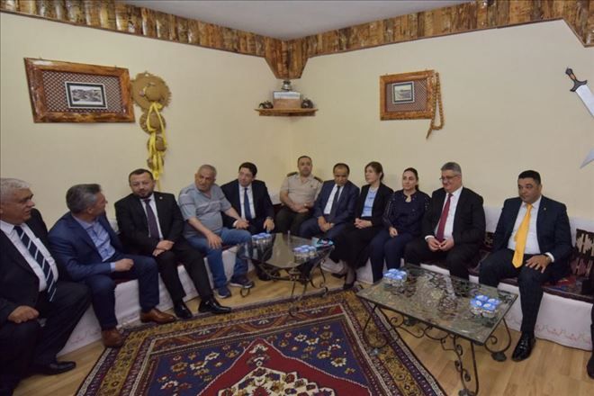 Aksaray protokolü bayramlaşma programında buluştu