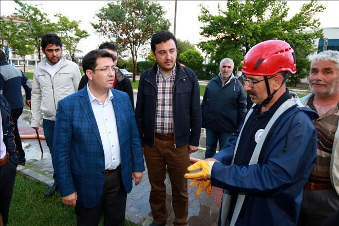 Başkan Yazgı,  250 Kişilik Ekiple Sahaya İndi