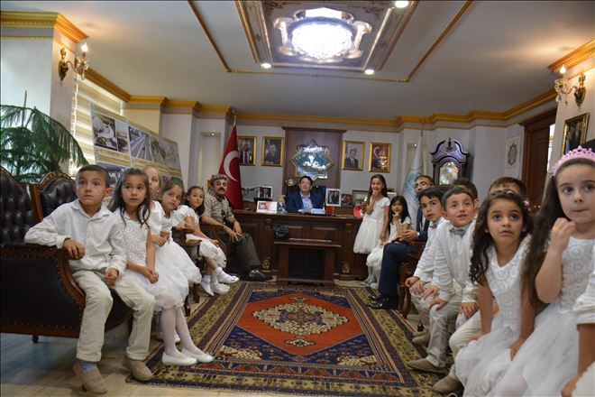 Mimar Sinan İlkokulundan Başkan Yazgı´ya Ziyaret