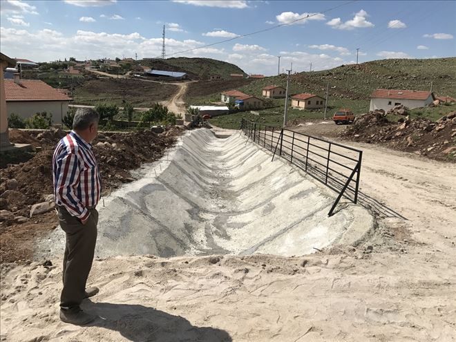 Akyamaç Köyü ?Sel ve Su baskınları Tedbir Projesi´ Tamamlandı