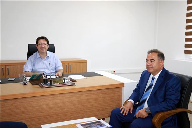 POMEM Müdürü Niyazi Turgay´dan Başkan Yazgı´ya Nezaket Ziyareti
