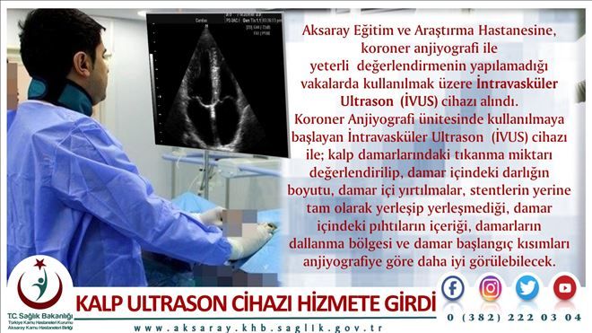 Kalp Ultrason Cihazı Hizmete Girdi