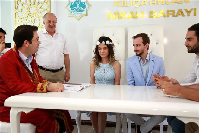 Aksaray´da rekor evlilik 07.07.2017 gününde 21 çift ?evet? dedi.