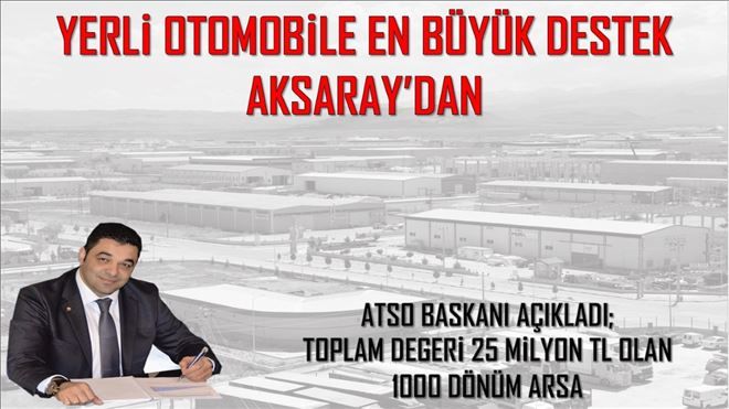 Yerli Otomobile ATSO´dan 25 Milyon Tl Destek