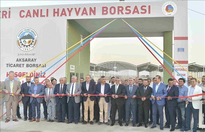 Aksaray Ticaret Borsası Canlı Hayvan Park yeri ve Canlı Hayvan Borsası açıldı!